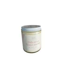 New Literie NYC Inspired Scented Candle 28th Street Flower Market Peony & Rose